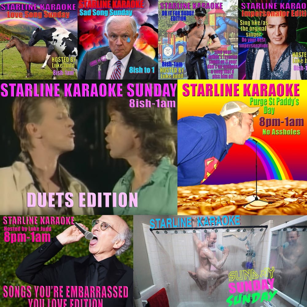 I started a karaoke night at the Starline Social Club